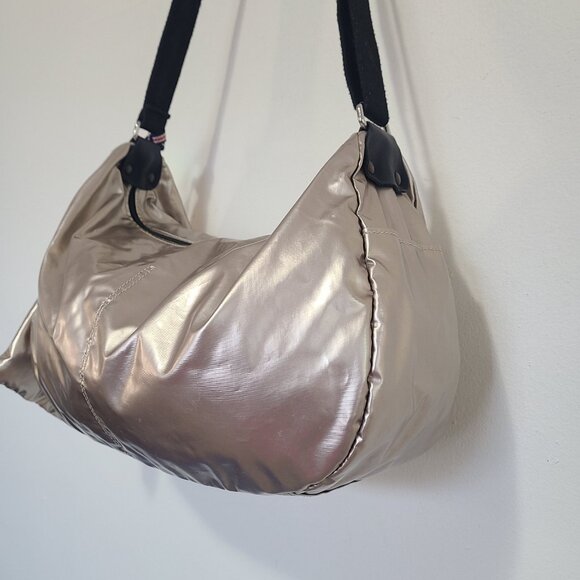 Jack Gomme Paris Liris Shoulder Bag Crossbody Metal Gold - Picture 5 of 11